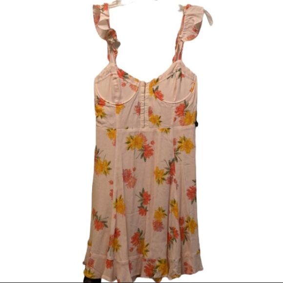 ✨ Brianne Pink Floral Print Bustier Mini Dress✨ - Picture 8 of 13